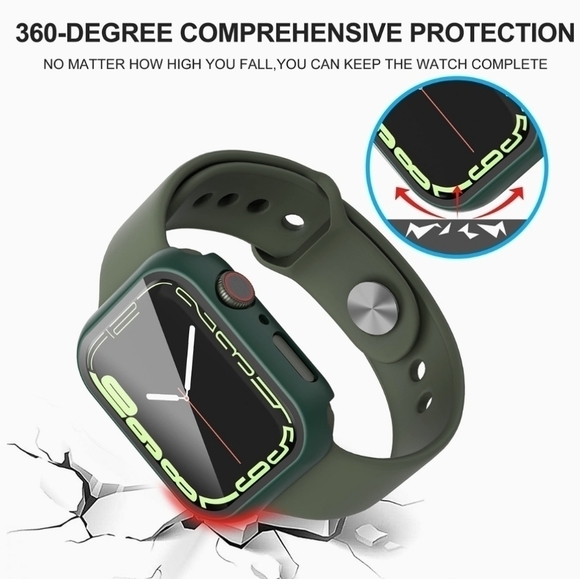 Apple Watch Screen Protector 40mm 41mm 43mm 45mm iwatch case - Picture 5 of 8